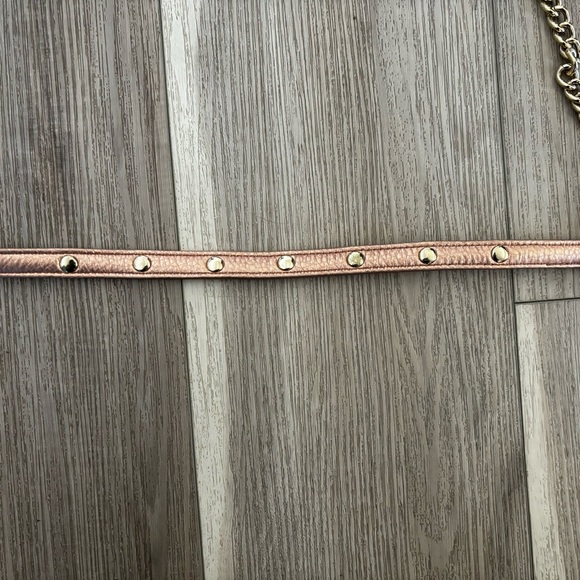 REBECCA MINKOFF ROSE GOLD 3 Zip crossbody purse, gold hardware - Picture 14 of 14